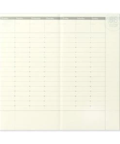 Traveler's Company Traveler's Notebook Regular 018 Free Diary (Weekly Vertical) Blankobücher