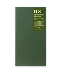 Traveler's Company Traveler's Notebook Regular 018 Free Diary (Weekly Vertical) Blankobücher
