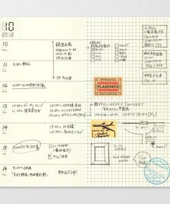 Traveler's Company Traveler's Notebook Regular 019 Free Diary (Weekly + Memo) Blankobücher
