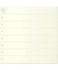 Traveler's Company Traveler's Notebook Regular 019 Free Diary (Weekly + Memo) Blankobücher