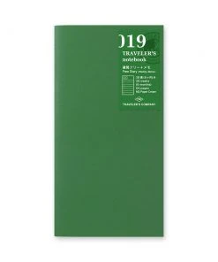 Traveler's Company Traveler's Notebook Regular 019 Free Diary (Weekly + Memo) Blankobücher