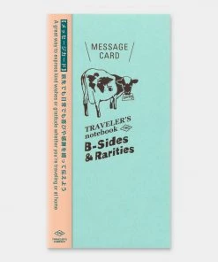 Traveler's Company Traveler's Notebook - Message Cards - B-Sides & Rarities Blankobücher