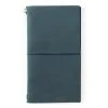 Traveler's Company Blankobücher Reisenotizbuch "Traveler's Notebook" Blau - Regular Size