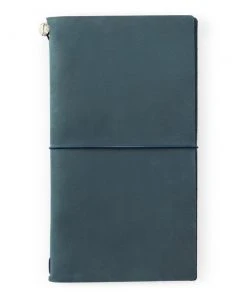 Traveler's Company Blankobücher Reisenotizbuch "Traveler's Notebook" Blau - Regular Size