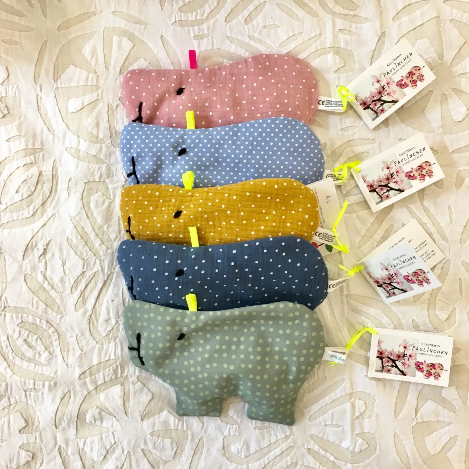 UndPaula Kirschkernkissen PAULINCHEN Gepunktet Kinder 3 UndPaula Kirschkernkissen PAULINCHEN Gepunktet Kinder