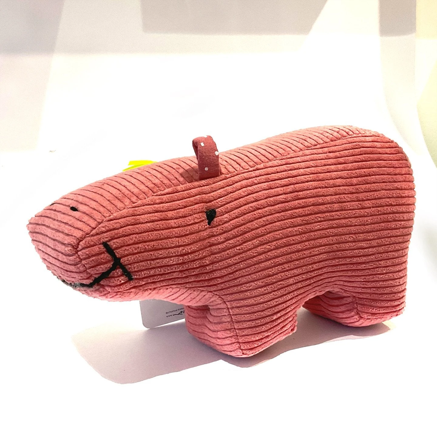 UndPAULA Nilpferd Stofftier Mit Spieluhr Rosa Breitcord 6 UndPAULA Nilpferd Stofftier Mit Spieluhr Rosa Breitcord