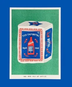 Weareoutofoffice Risoprint - Indonesischer Tee Wanddekoration